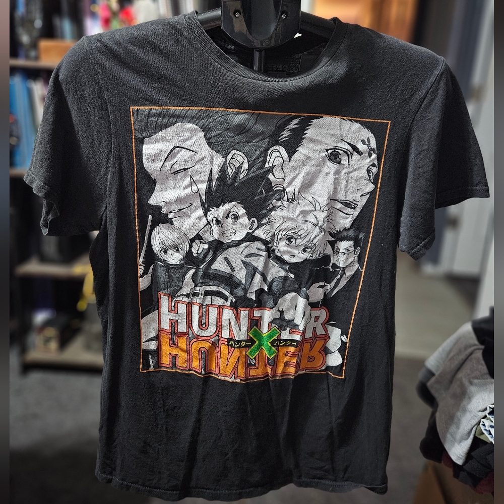 Hunter Charcoal Cotton Tee Sz M